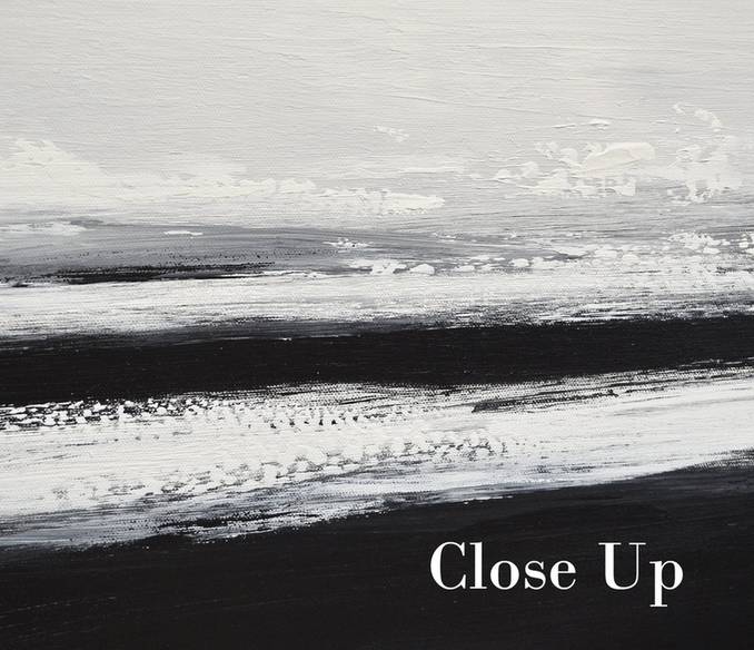 Black Painting White Contemporary Abstract Canvas Artwork Y5EPQ wall art